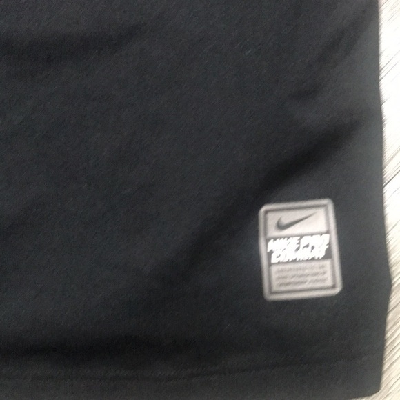 Nike Pro Combat Black Fitted Dri-Fit Long Sleeve - Picture 4 of 10